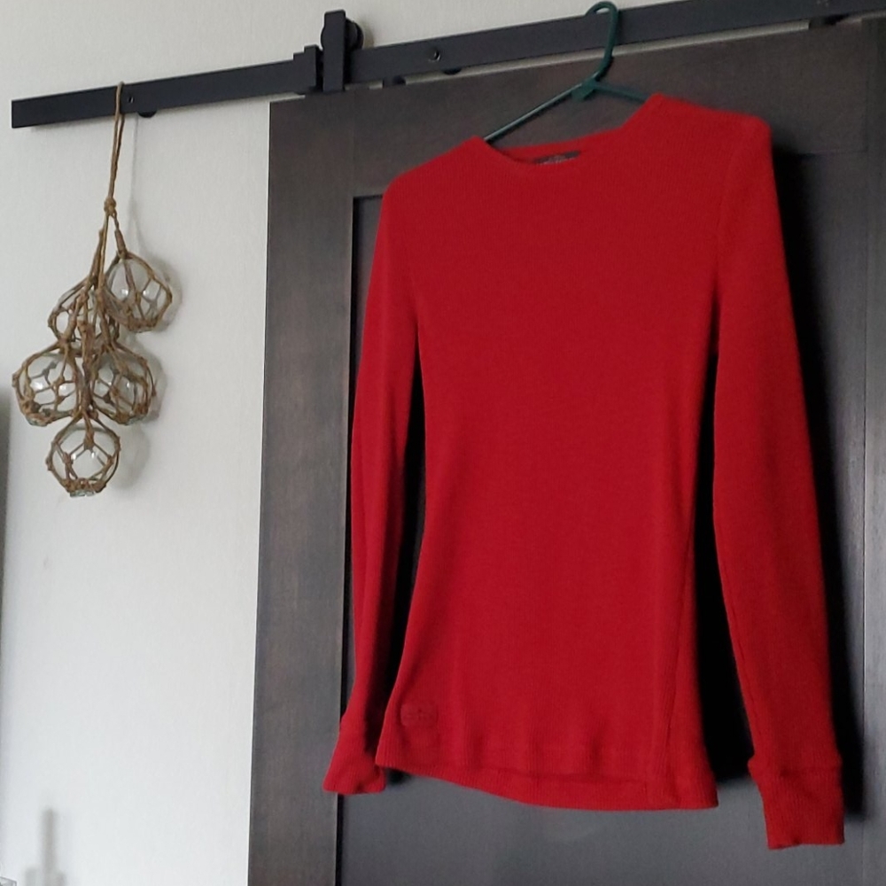Red Lauren Jeans Co. Long Sleeve Shirt